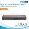 100m/328FT 4x4 HDBaset Matrix support RS232 & IR routing Control 