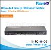 100m/328FT 4x4 HDBaset Matrix support RS232 & IR routing Control 