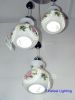 ceramic traditional pendant lamp