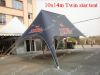 Custom printing 12x17m Twin star tent used for club (0.29cbm/110kgs)