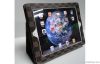 360 degree rotating stand PU leather case for ipad 2 3