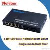 4 RJ45+2 SFP/LC Connec...