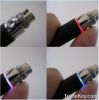 Colored smoke cigarette 1100mah battery electronic cigarette EGOT-V