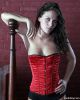 SC80009 Erotic Red Satin Underbust Corset