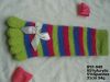 100%microber knitted five toes socks