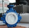 Fluorine butterfly valve