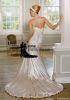 Lace Covered Mermaid Wedding Dresses Featured with Pleat Bust