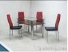 Glass dining table