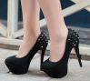 2012 new fashion high heel sexy studs women shoes