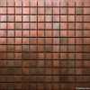 bronze color antique copper tile, interior and exterior metal mosaic