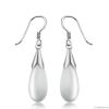 925 Sterling Silver Opal Water Drop Charms Earrings