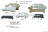 Three Folding Bed，folding sofa bed, folding sofa bed frame