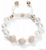 shamballa pearl bracel...