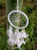 11cm DIA Dream Catcher Decor Car Home Decoration Party and Christmas Decorations White Feather Indian Dream Catcher