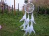 11cm DIA Dream Catcher Decor Car Home Decoration Party and Christmas Decorations White Feather Indian Dream Catcher