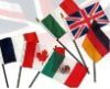 Uk british hand flags ...