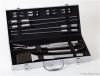 15 pcs stainles steel BBQ tool set with case pack