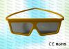 Master Image Cinema Pleastic Yellow framed Circular polarized 3D glass