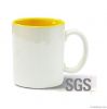 11oz Sublimation Two-Tone Mug -Inner Yellow, MT-B002