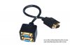 VGA Male to 2 x VGA Fe...
