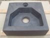 blue limestone washing basin