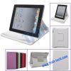 360 Degree Rotating Leather Case for iPad 2 (White)