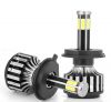 Six sided COB LED car headlights with 360 degree rotating adjustable headlights