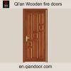 Wooden fire door