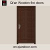 Wooden fire door