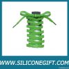 silicone shoelaces with metal aglet end fittings