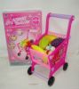 xiongsen new item supermarket trolley toys 365