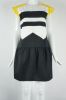 Skater dress (Colour Blocked | Zip Fastening | Seam Detailing to the Reverse)