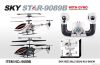 3.5 ch Rc Helicopter SKY STAR-9089B with Gyro and USB