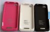 2000mAh External Backup Battery Charger Protect Case Cover For iPhone4