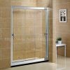 Aluminium frame copper wheel shower enclosure