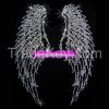 Angel wings rhinestone...