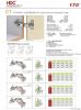 165 degree / 170 degree FGV style slide-on standard cabinet hinge