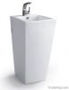 one piece pedestal basin