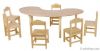 wooden moon shape tabl...