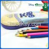 Bistratal shoes tinplate pencil case for students