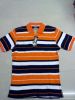 Original Teddy Scares Men's Striped Polo shirts tshirt