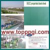 Hexing grid line green board steel sheet