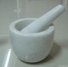 Marble Mortar and Pestle