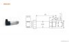 oil-filled piezoresistive pressure switch