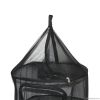 Square anti-mosquito folding netting hanging cage camp black