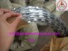 Galvanized razor barbed wire
