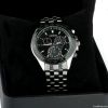 Fashion&Luxury Stainless steel men's waterproof Quartz wristwatch