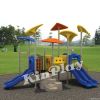 kids outdoor plastic playground slide, play equipment