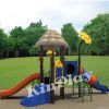 kids outdoor plastic playground slide, play equipment