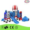 small outdoor plastic slide playground